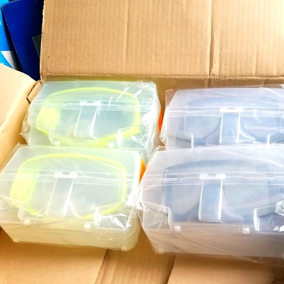 Vintage NEW old stock 90s Silicone Snorkel / Dive Mask - Picture 2 of 6